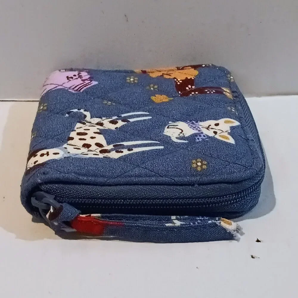 Vera Bradley Bark Park Essential Small Zip-Around Wallet-Retired-2025-Quilted - Picture 2 of 8